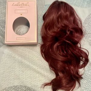 Lulla Bellz Bouncy Luxe 18” Ponytail in Burgandy